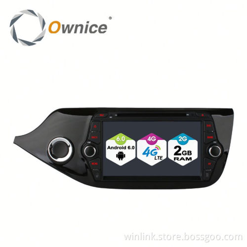Ownice Android 6.0 Cortex A53 Quad core Head Unit for Kia Ceed support DAB+ TPMS
